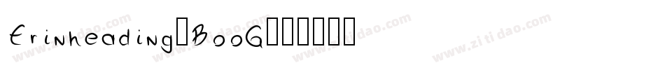 Erinheading-BooG字体转换