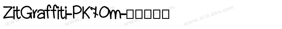 ZitGraffiti-PK7Om字体转换