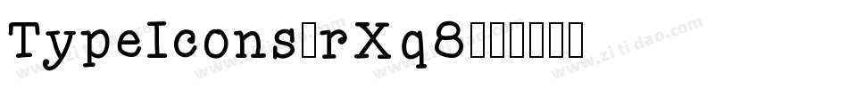 TypeIcons-rXq8字体转换