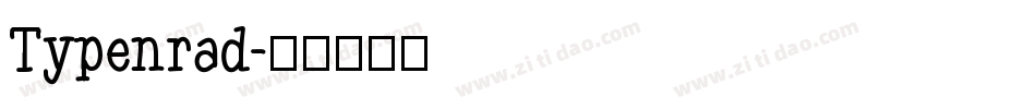 Typenrad字体转换