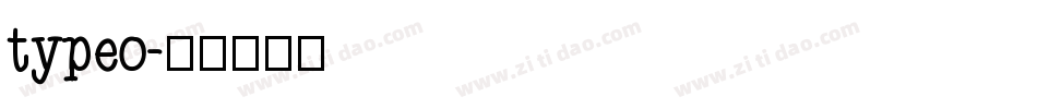 typeo字体转换
