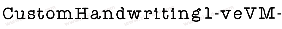 CustomHandwriting1-veVM字体转换