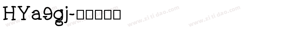 HYa9gj字体转换
