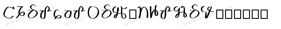 CharterOak-Normal字体转换