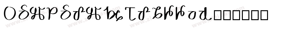 OakParksTripped字体转换