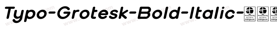Typo-Grotesk-Bold-Italic字体转换