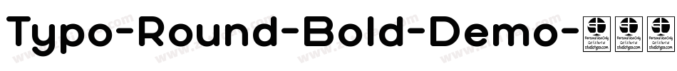 Typo-Round-Bold-Demo字体转换