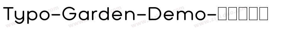 Typo-Garden-Demo字体转换