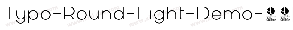 Typo-Round-Light-Demo字体转换