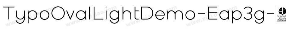 TypoOvalLightDemo-Eap3g字体转换