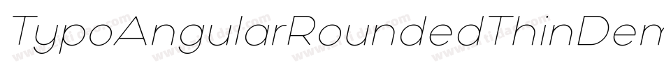 TypoAngularRoundedThinDemo-egvB字体转换