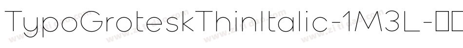 TypoGroteskThinItalic-1M3L字体转换 TypoGroteskThinItalic-1M3L字体转换