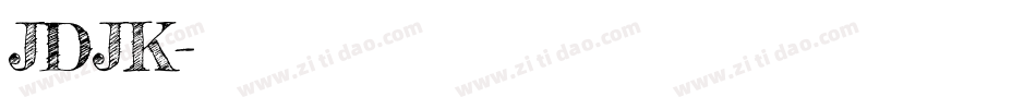 JDJK字体转换