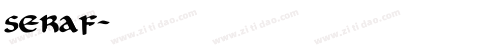 seraf字体转换