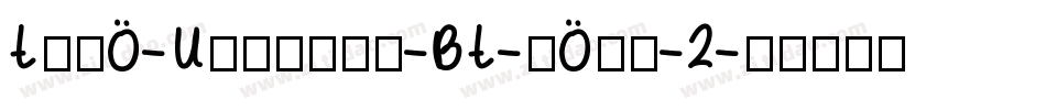 Typo-Upright-BT-copy-2字体转换