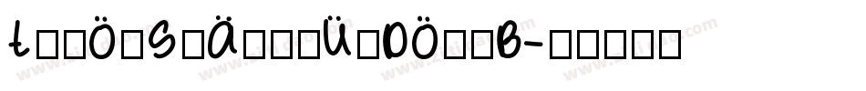 Typo_SsangmunDongB字体转换