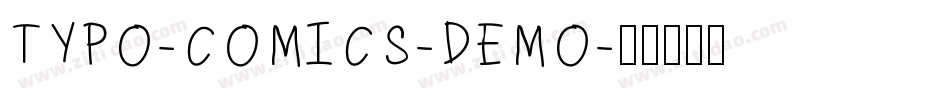 TYPO-COMICS-DEMO字体转换