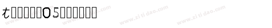 tsangw05字体转换