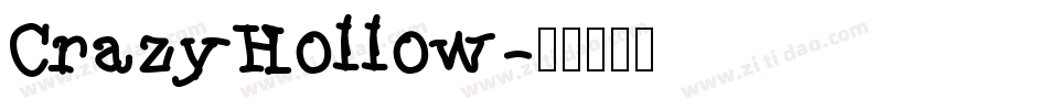 CrazyHollow字体转换