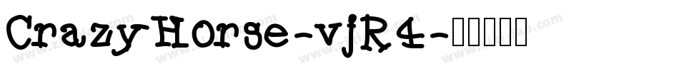 CrazyHorse-vjR4字体转换