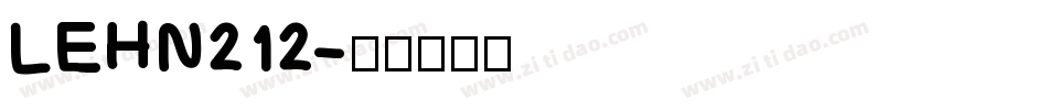 LEHN212字体转换