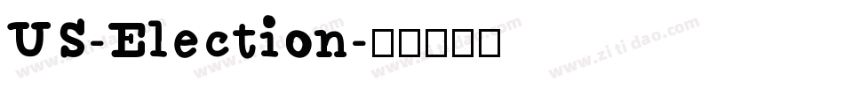 US-Election字体转换