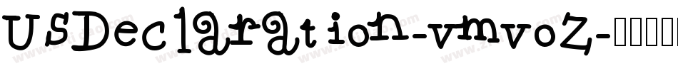 UsDeclaration-vmvoZ字体转换