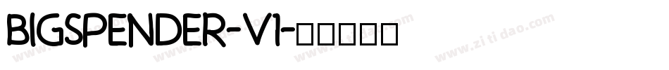 BigSpender-v1字体转换