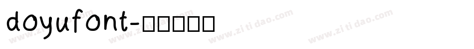 doyufont字体转换