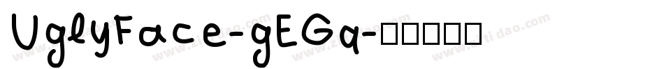 UglyFace-gEGq字体转换