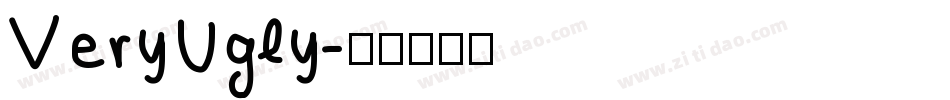 VeryUgly字体转换