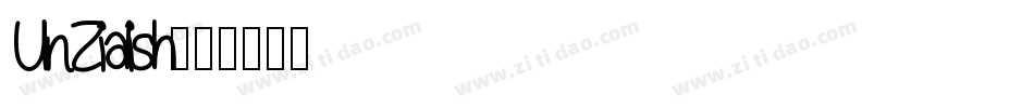 UnZialish字体转换