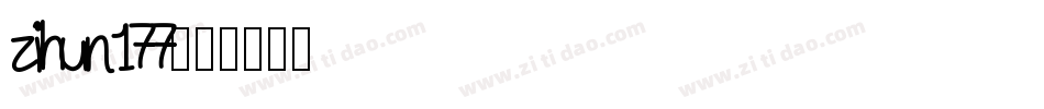 zihun177字体转换