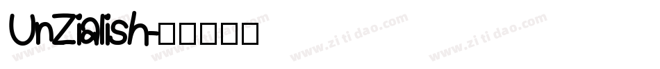 UnZialish字体转换