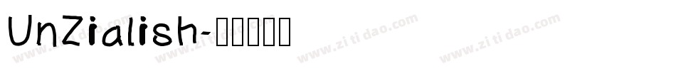 UnZialish字体转换