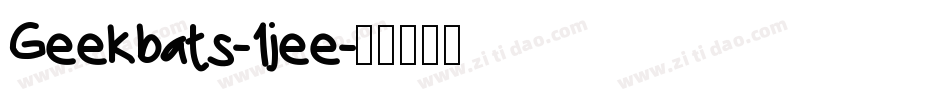 Geekbats-1jee字体转换
