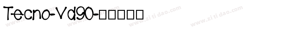 Tecno-Vd90字体转换