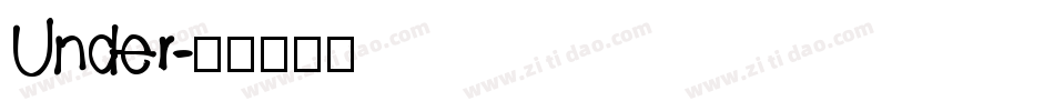 Under字体转换
