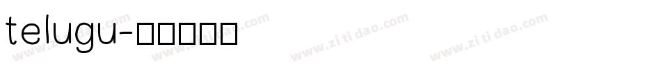 telugu字体转换