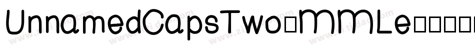 UnnamedCapsTwo-MMLe字体转换
