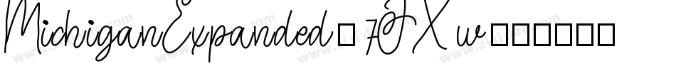 MichiganExpanded-7JXw字体转换
