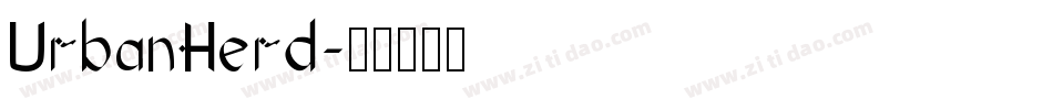 UrbanHerd字体转换