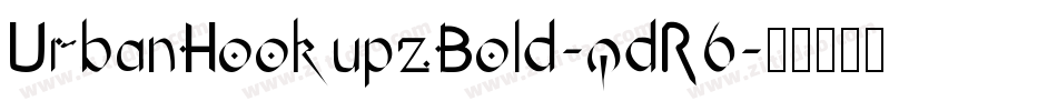 UrbanHookupzBold-qdR6字体转换