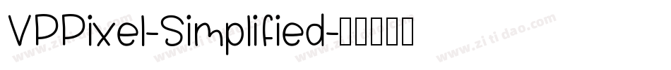 VPPixel-Simplified字体转换