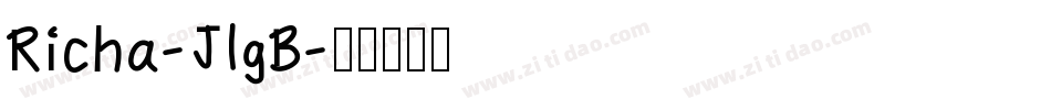 Richa-JlgB字体转换