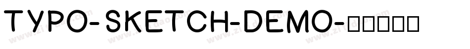 TYPO-SKETCH-DEMO字体转换