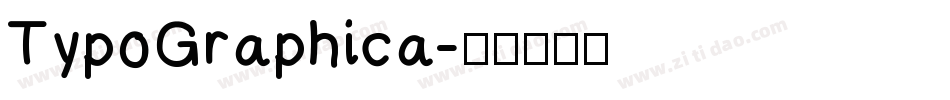TypoGraphica字体转换
