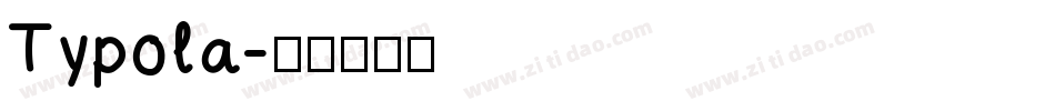 Typola字体转换
