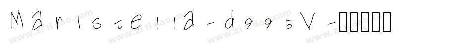 Maristella-d995V字体转换
