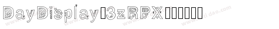DayDisplay-3zRPX字体转换
